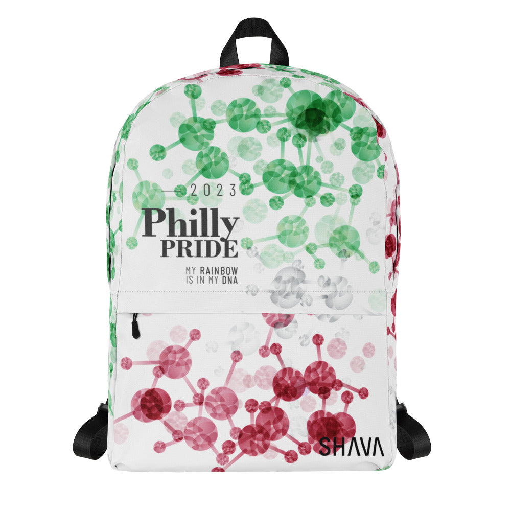 Abrosexual Flag All-Over Print  Pride Backpack Philly Pride - My Rainbow Is In My DNA SHAVA