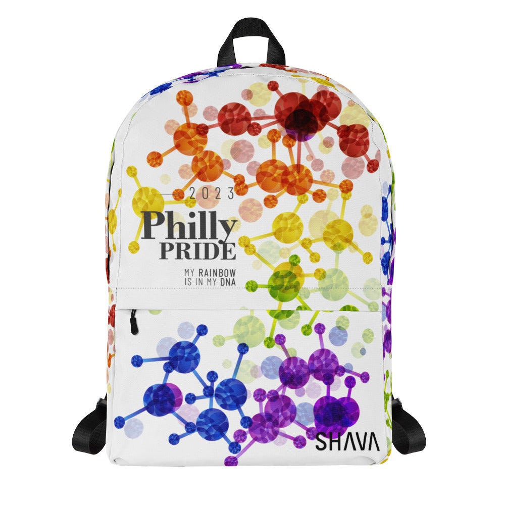 Rainbow Flag All-Over Print  Pride Backpack Philly Pride - My Rainbow Is In My DNA SHAVA