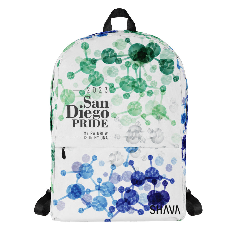 Gay Flag All-Over Print  Pride Backpack San Diego Pride - My Rainbow Is In My DNA SHAVA