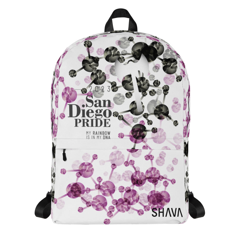 Labrys Lesbian Flag All-Over Print  Pride Backpack San Diego Pride - My Rainbow Is In My DNA SHAVA