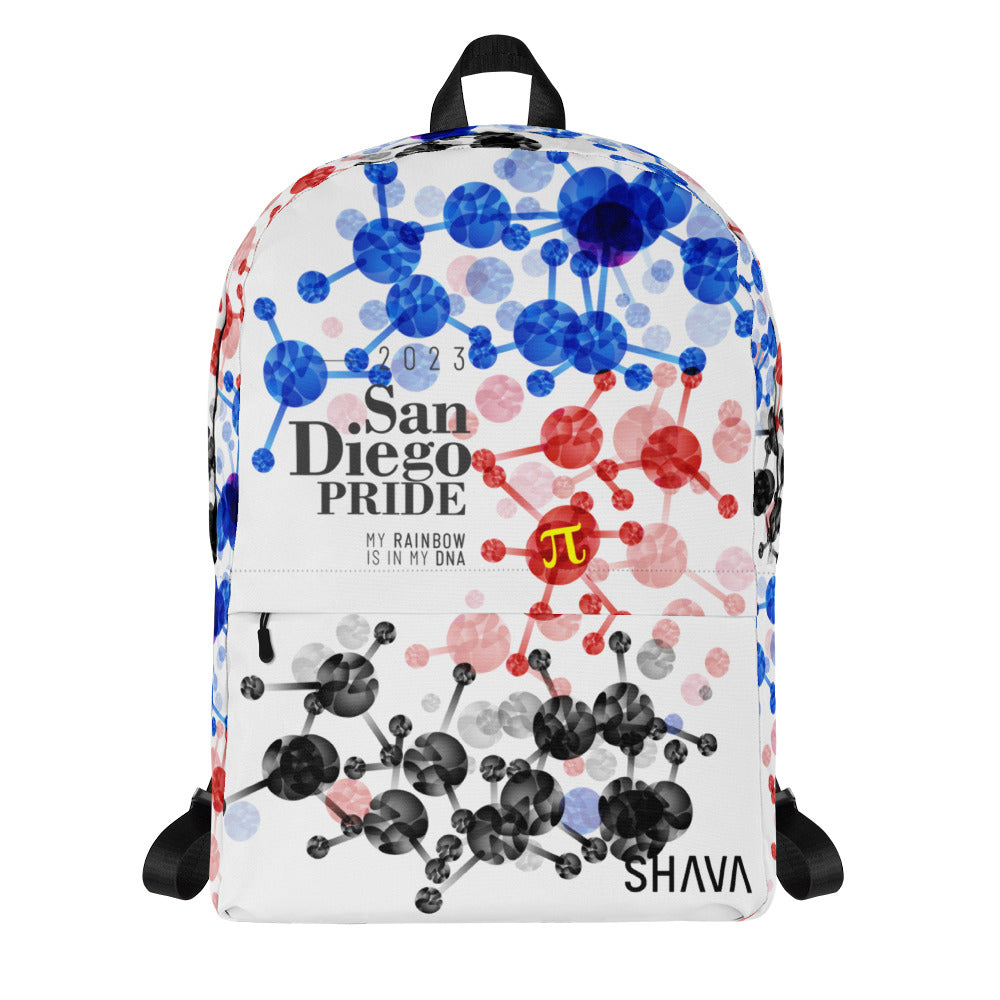 Polyamory Flag All-Over Print  Pride Backpack San Diego Pride - My Rainbow Is In My DNA SHAVA