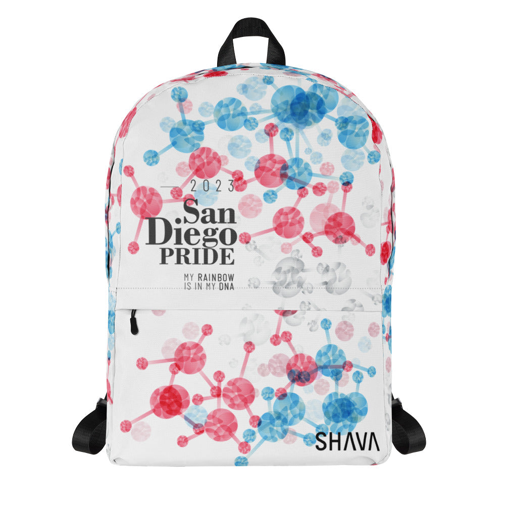 Transgender Flag All-Over Print  Pride Backpack San Diego Pride - My Rainbow Is In My DNA SHAVA