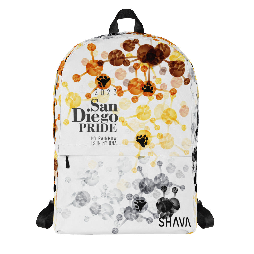 Bear Flag All-Over Print  Pride Backpack San Diego Pride - My Rainbow Is In My DNA SHAVA