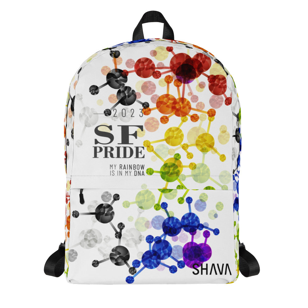 Straight Ally Flag All-Over Print  Pride Backpack San Francisco Pride - My Rainbow Is In My DNA SHAVA