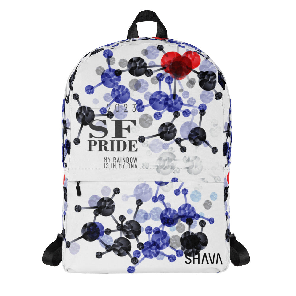 Leather Flag All-Over Print  Pride Backpack San Francisco Pride - My Rainbow Is In My DNA SHAVA