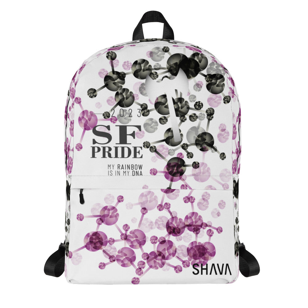 Labrys Lesbian Flag All-Over Print  Pride Backpack San Francisco Pride - My Rainbow Is In My DNA SHAVA