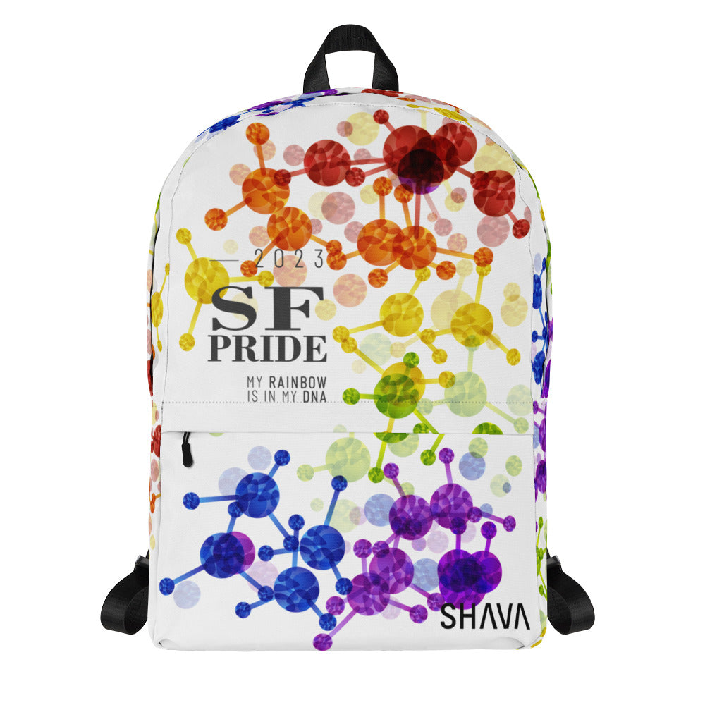 Rainbow Flag All-Over Print  Pride Backpack San Francisco Pride - My Rainbow Is In My DNA SHAVA