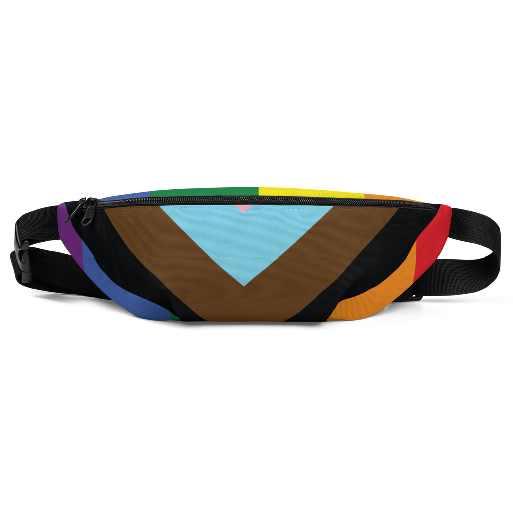 LGBTQ Fanny Pack Bags / Celebrating LGBTIQ+ Progress Flag SHAVA