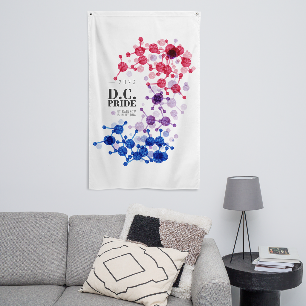 Bisexual D.C Pride Flag - My Rainbow Is In My DNA SHAVA