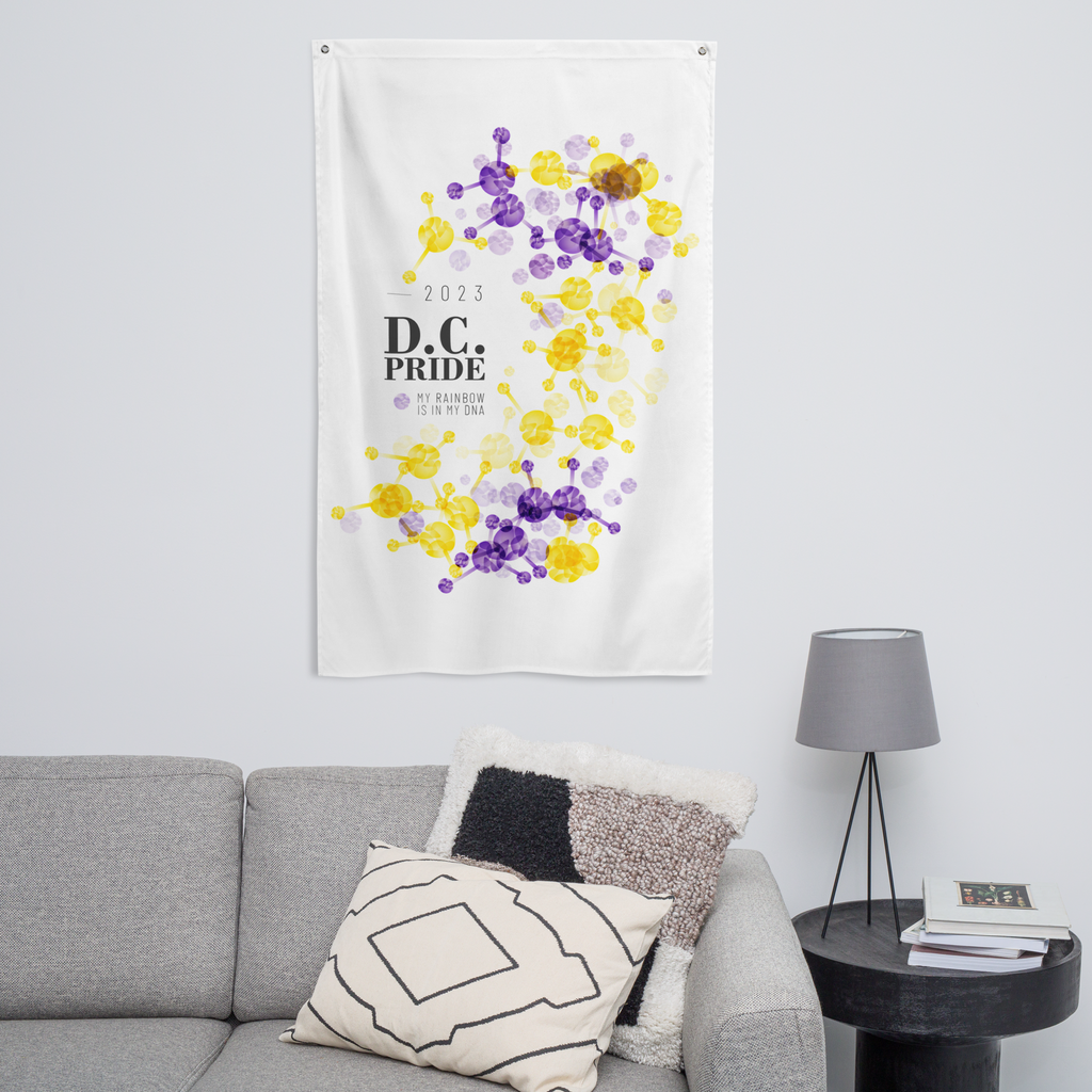 Intersex D.C Pride Flag - My Rainbow Is In My DNA SHAVA