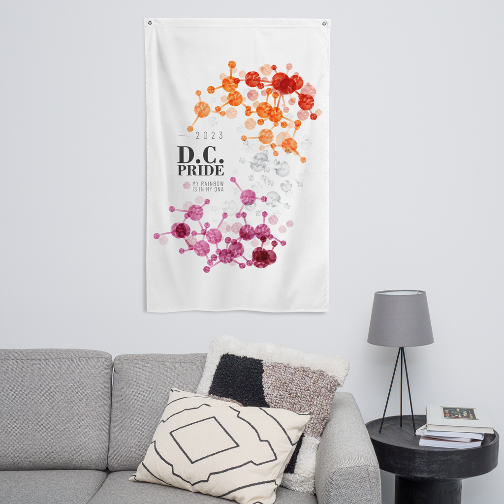 Lesbian D.C Pride Flag - My Rainbow Is In My DNA SHAVA