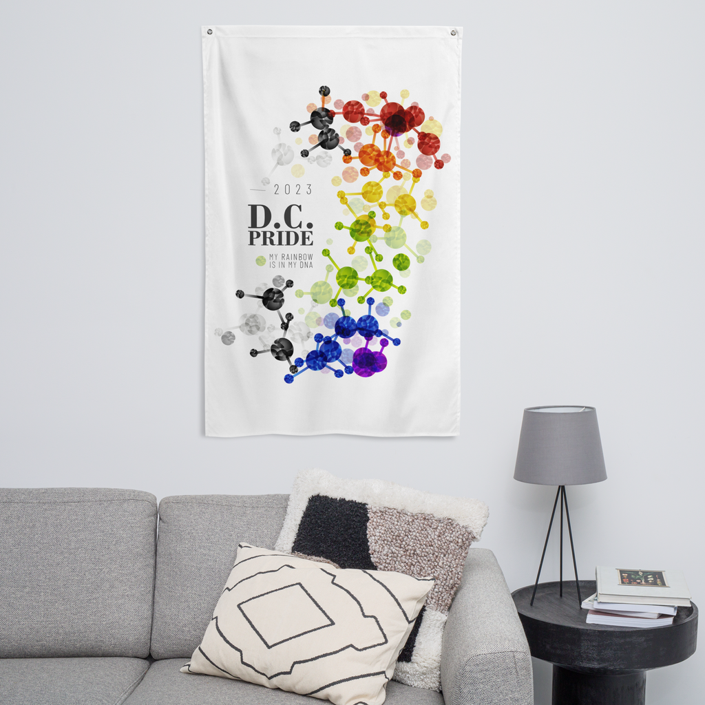 Straight Ally D.C Pride Flag - My Rainbow Is In My DNA SHAVA