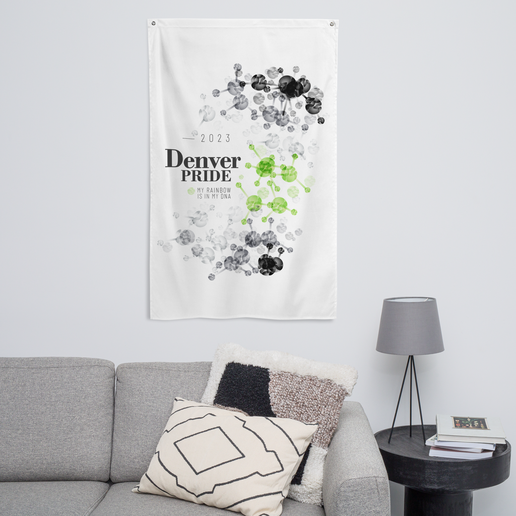 Agender Denver Pride Flag - My Rainbow Is In My DNA SHAVA
