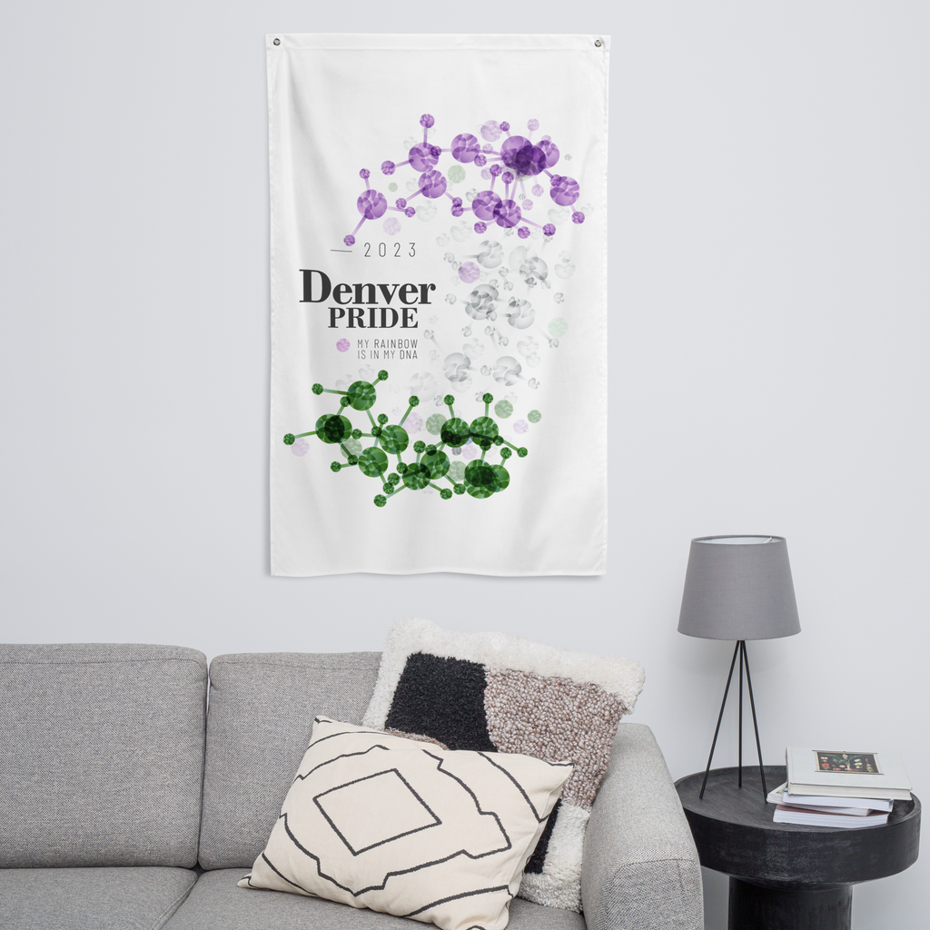 Genderqueer Denver Pride Flag - My Rainbow Is In My DNA SHAVA
