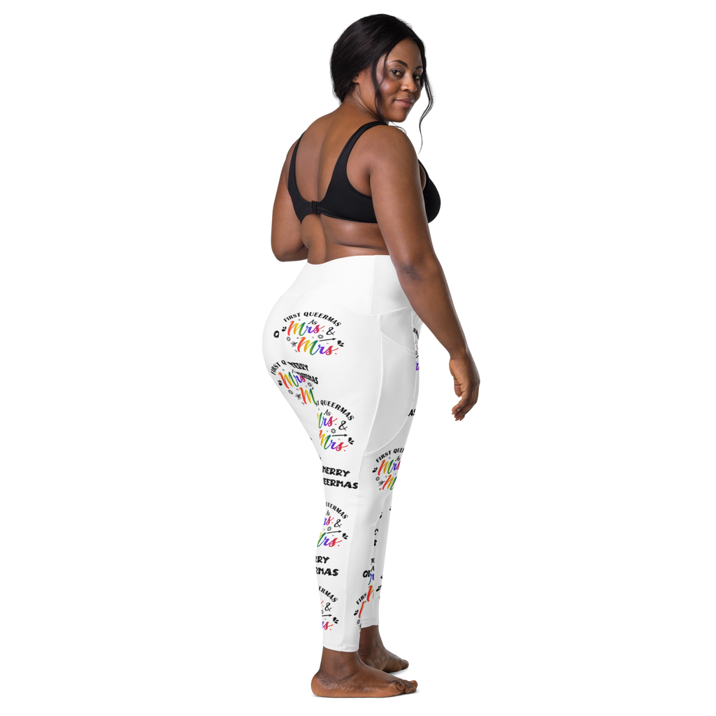 Christmas LGBTQ High Waisted Cut Leggings With Pockets SHAVA