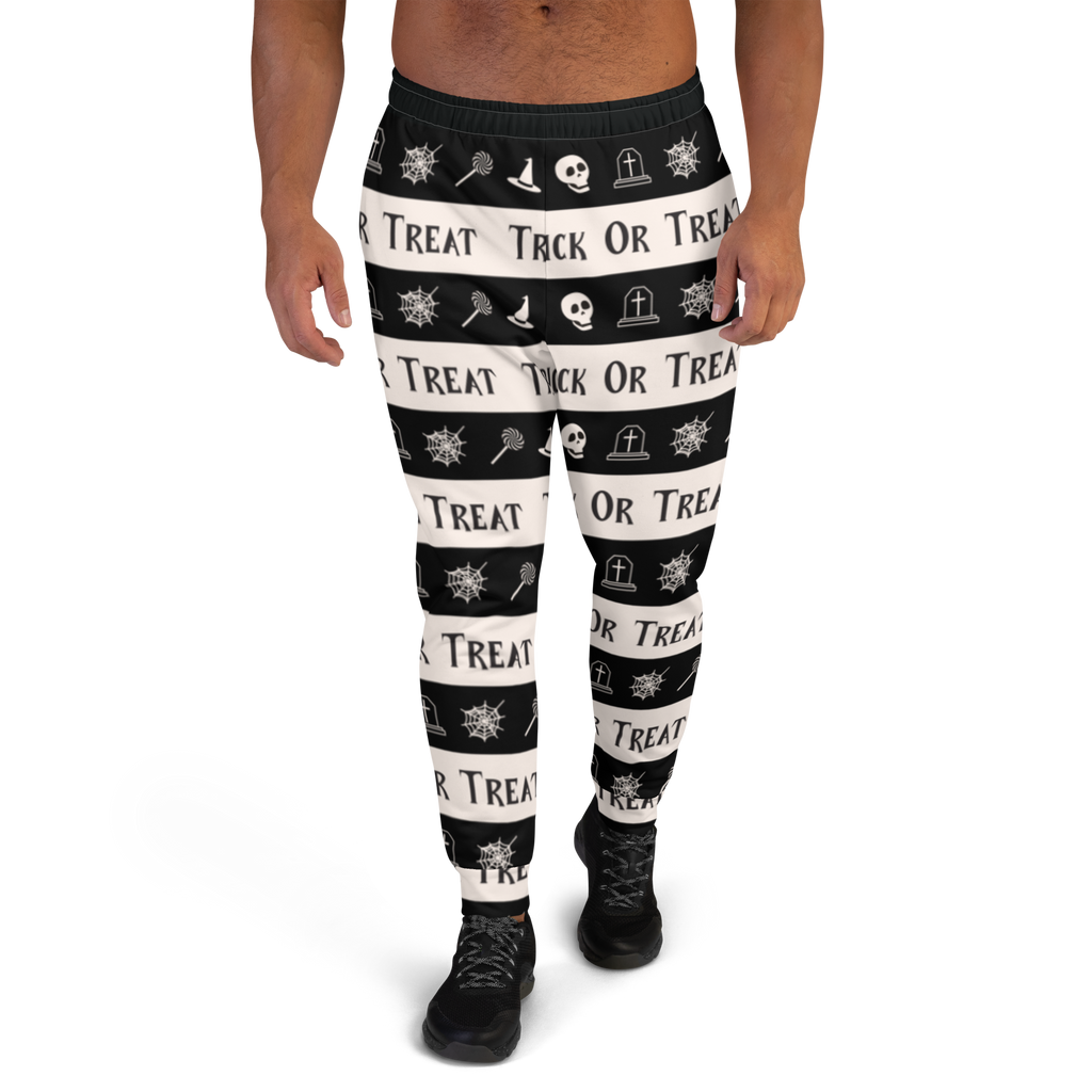 Halloween All Over Men's Joggers, Halloween All Over Print Men's Joggers/Trick or Treat SHAVA