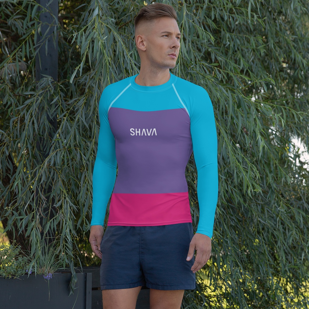 Androgyne Flag LGBTQ Long Sleeve Shirt Men’s Size SHAVA