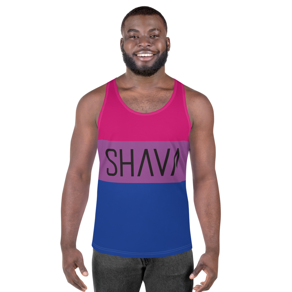 Bisexual Flag LGBTQ Tank Top Unisex Size SHAVA