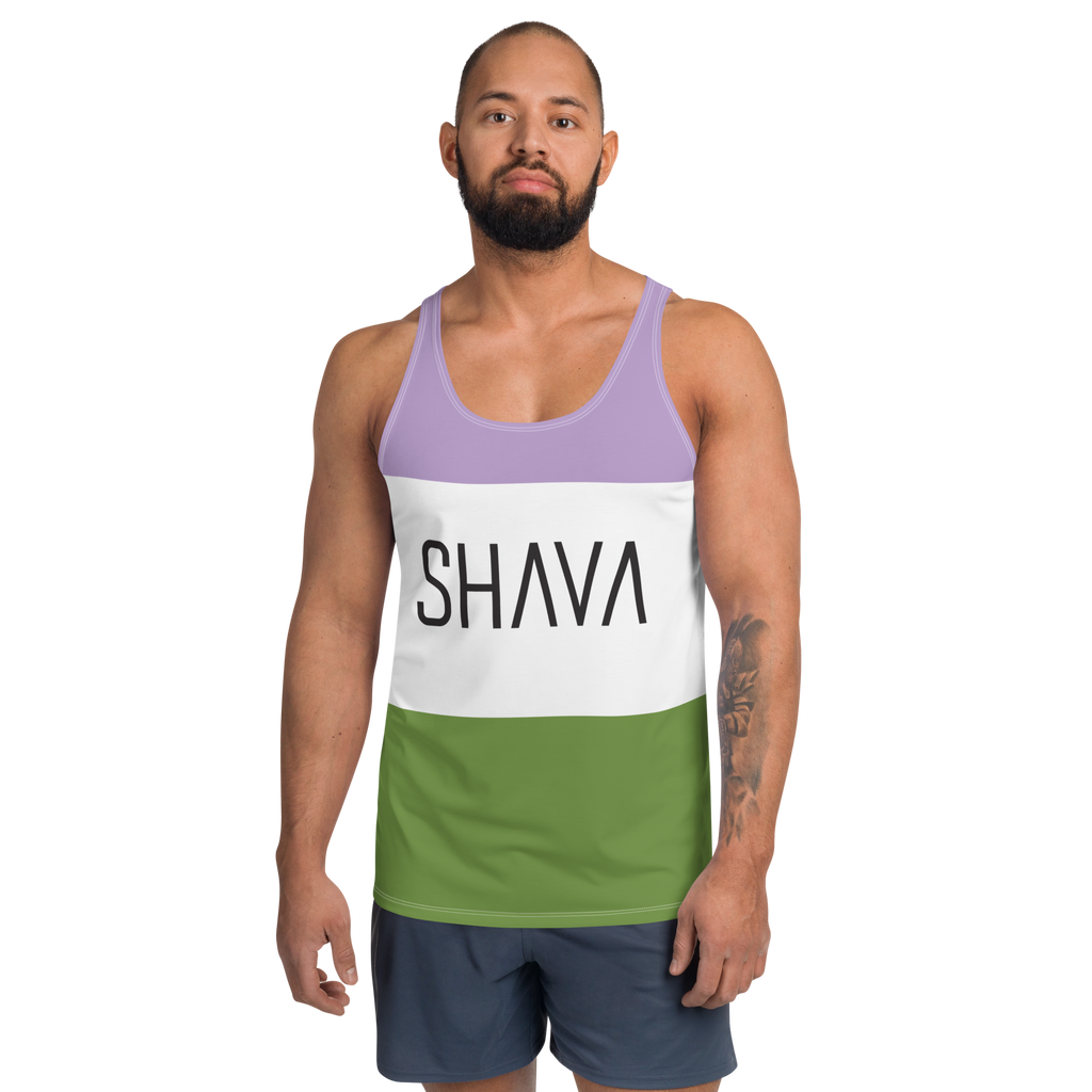 Gender Queer Flag LGBTQ Tank Top Unisex Size SHAVA