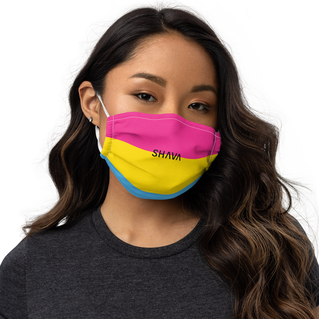 LGBTQ Face Mask / Celebrating Pansexual Flag SHAVA