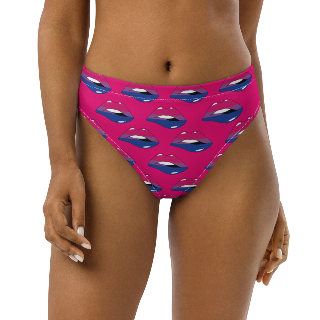 Bisexual Flag LGBTQ Kisses Underwear for They/Them Him/Her - Pink SHAVA