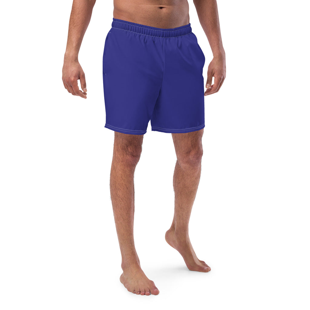 Solid Men's Swim Trunks - Dark Slate Blue SHAVA CO