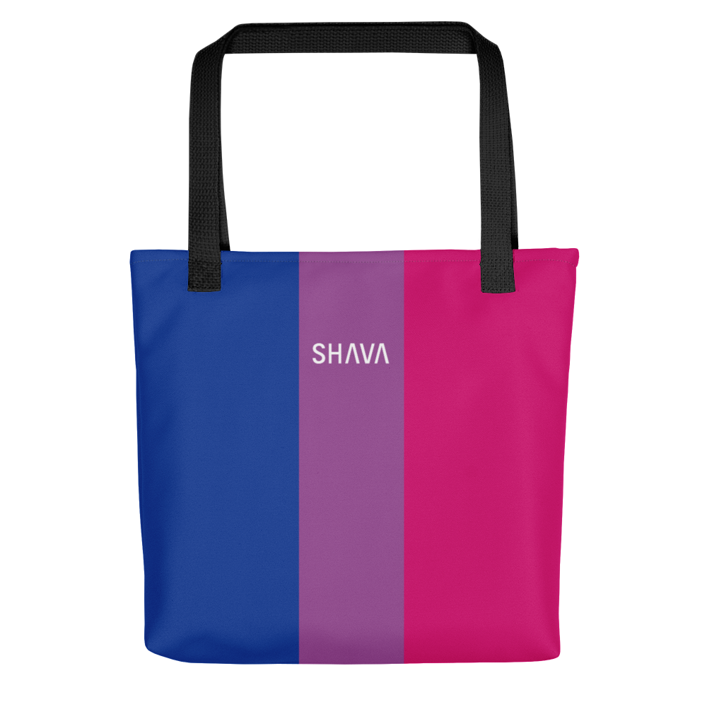 LGBTQ Tote Bags / Celebrating Bisexual Flag SHAVA