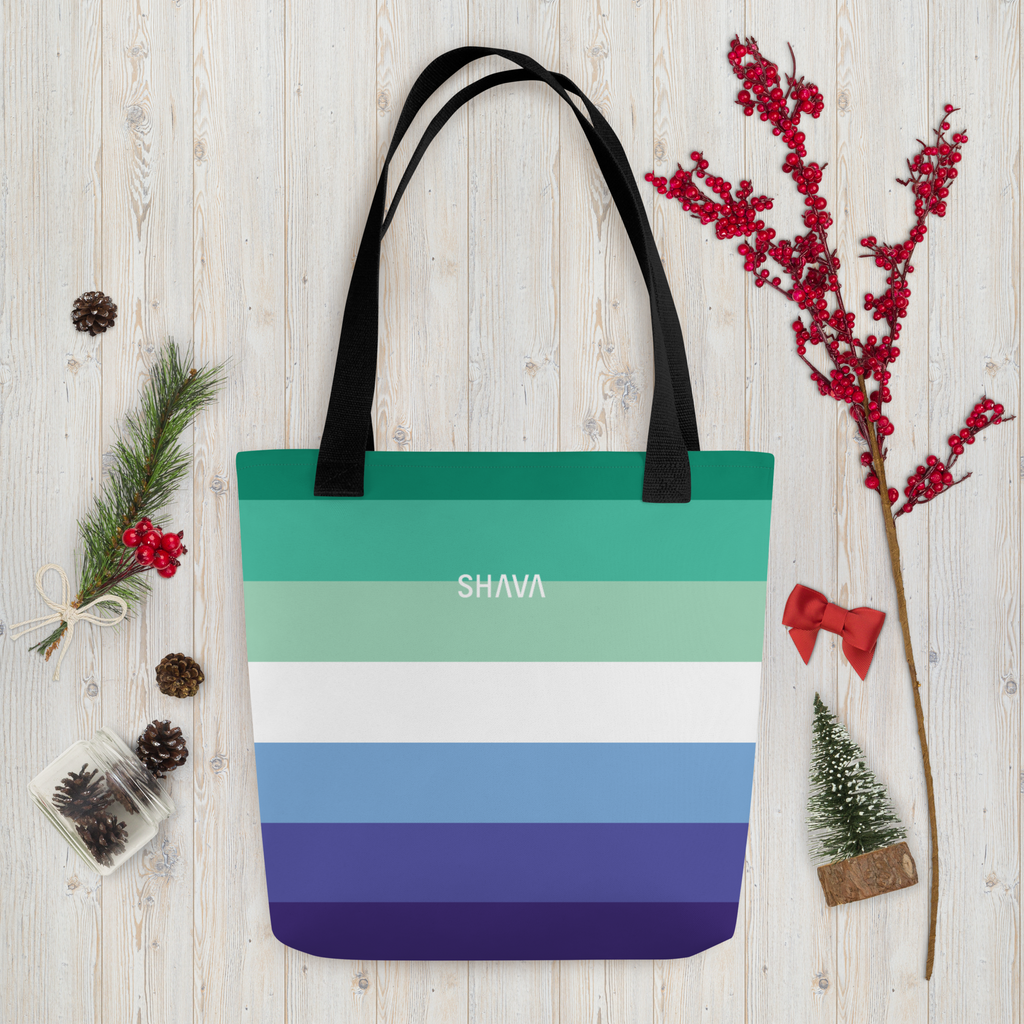 LGBTQ Tote Bags / Celebrating Gay Flag SHAVA