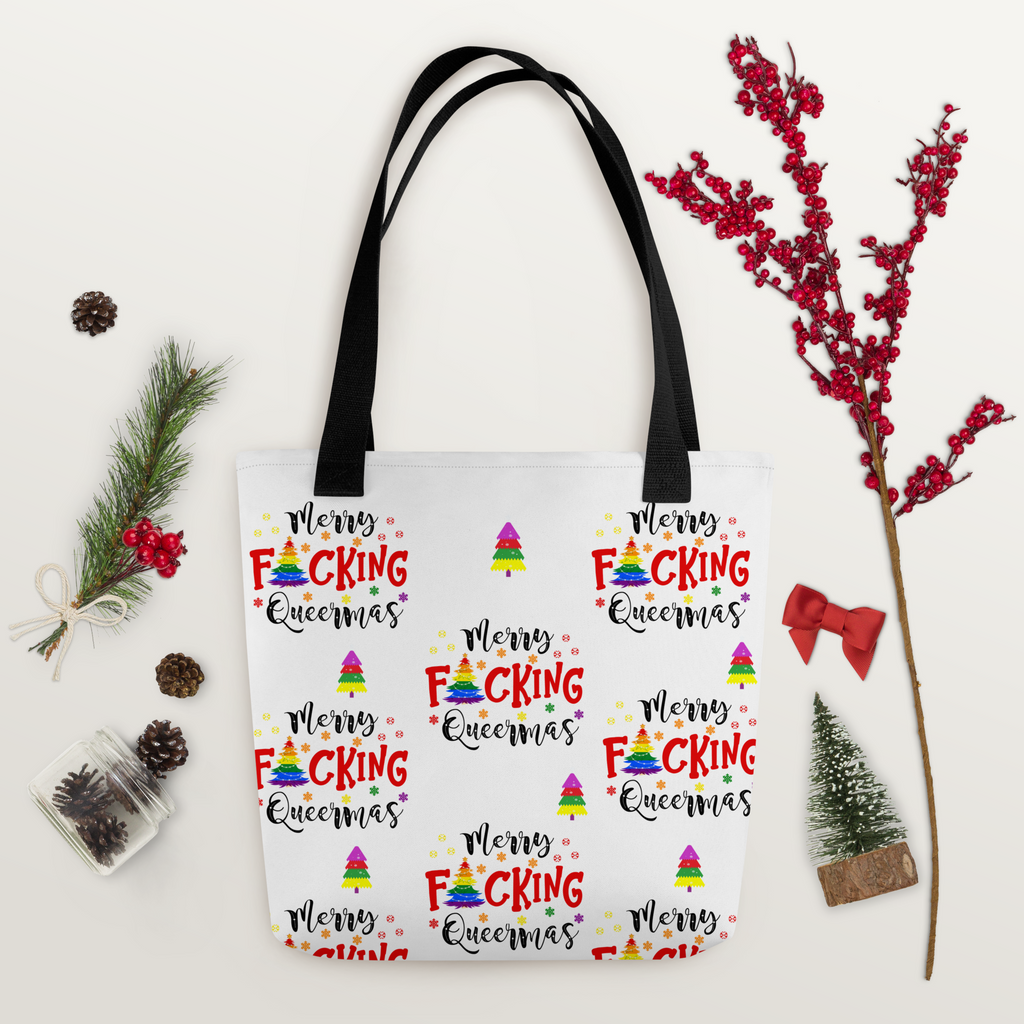 Christmas LGBTQ Spacious And Trendy Tote Bag SHAVA