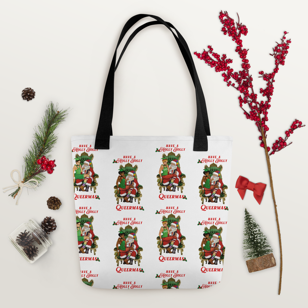 Christmas LGBTQ Spacious And Trendy Tote Bag SHAVA