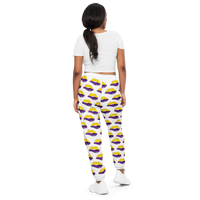 Thumbnail for Intersexual Flag LGBTQ Kisses Track Pants for Her/Him or They/Them SHAVA