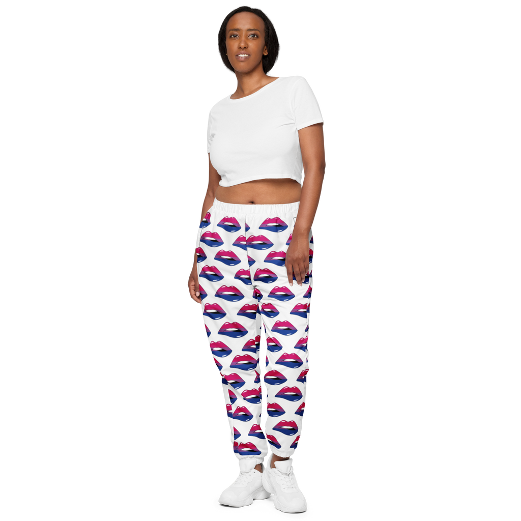 Bisexual Flag LGBTQ Kisses Track Pants for Her/Him or They/Them SHAVA