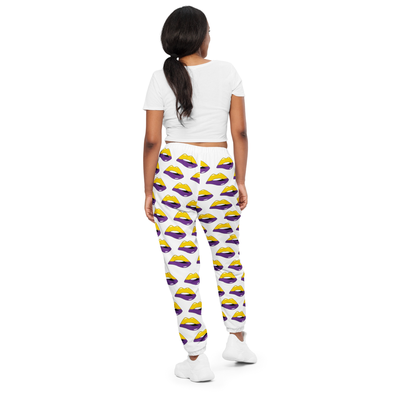 Intersexual Flag LGBTQ Kisses Track Pants for Her/Him or They/Them SHAVA