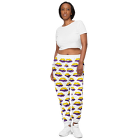 Thumbnail for Intersexual Flag LGBTQ Kisses Track Pants for Her/Him or They/Them SHAVA