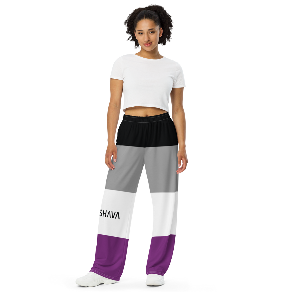 Asexual Flag LGBTQ Bottoms Unisex Size SHAVA