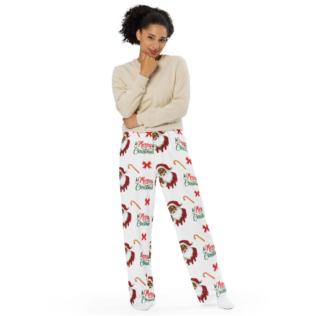 Christmas All-over print unisex wide-leg pants SHAVA