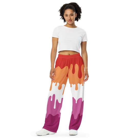 Buttery Soft Pajama Pants for Women – Gay Lesbian Rainbow Proud Flag  Drawstring Casual Palazzo Lounge Pants Wide Leg for All Seasons at   Women's Clothing store