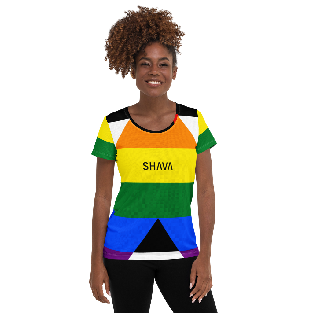 Straight Ally Flag LGBTQ T-Shirt Women’s Size SHAVA