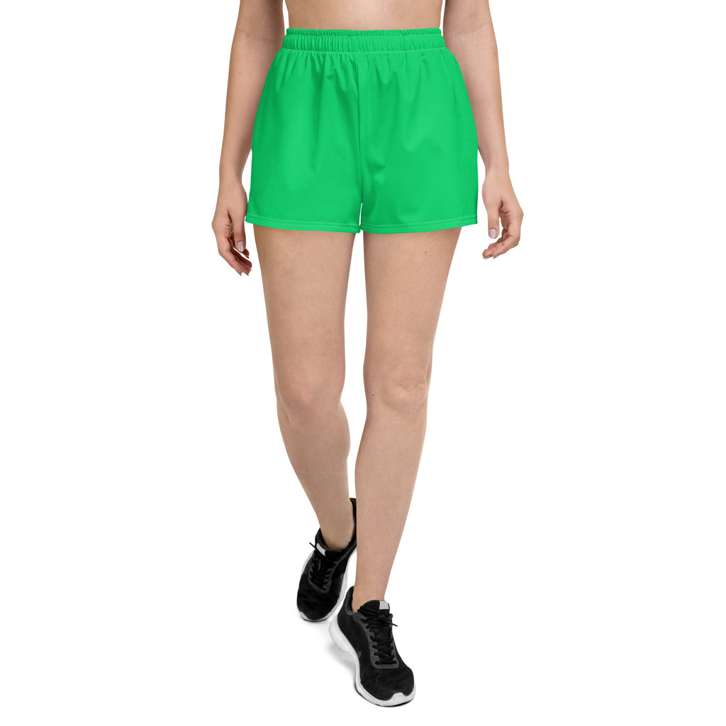 Women’s Recycled Solid Athletic Shorts - Pastel Green SHAVA CO