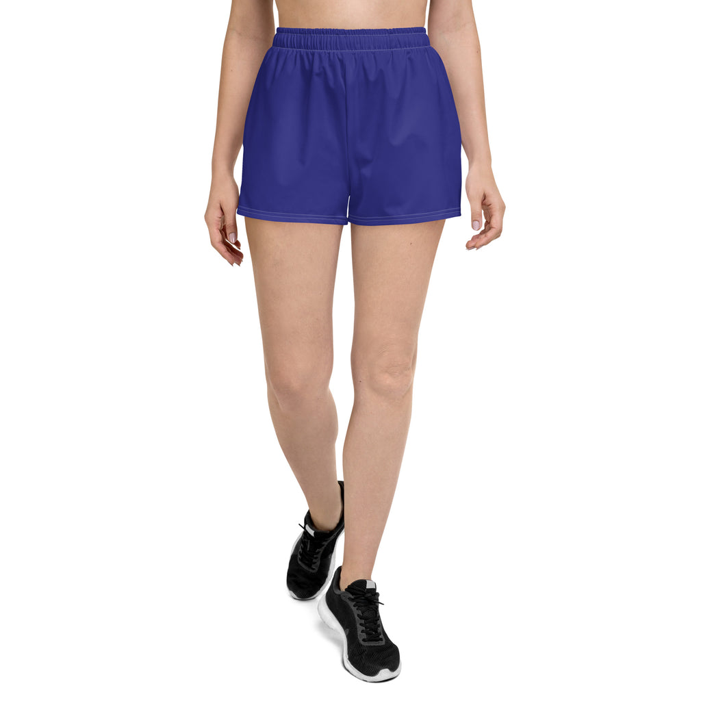 Women’s Recycled Solid Athletic Shorts - Dark Slate Blue SHAVA CO