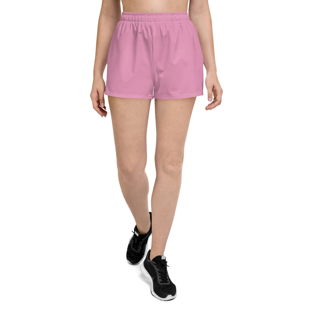 Women’s Recycled Solid Athletic Shorts - Light Pink SHAVA CO