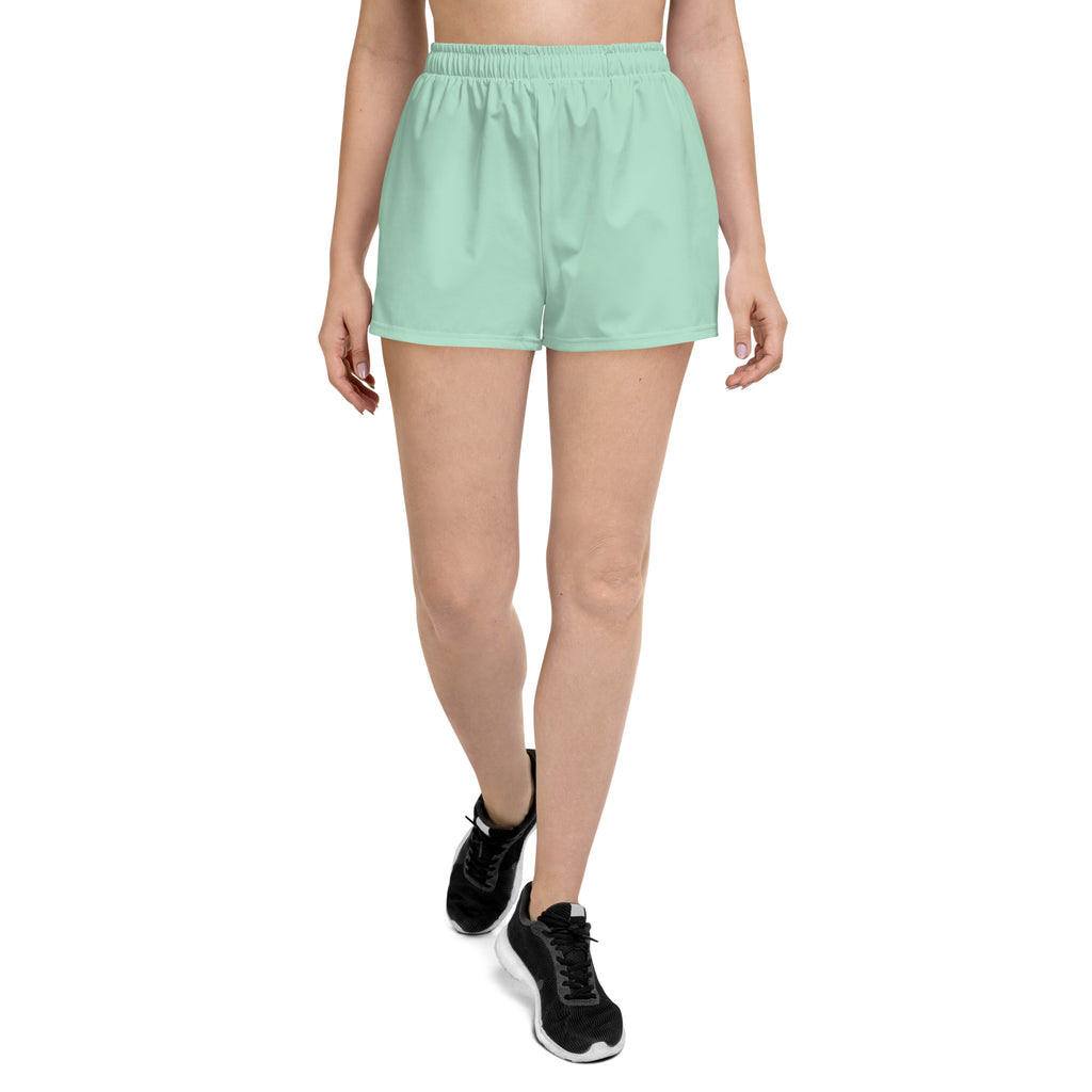 Women’s Recycled Solid Athletic Shorts - Pistachio SHAVA CO