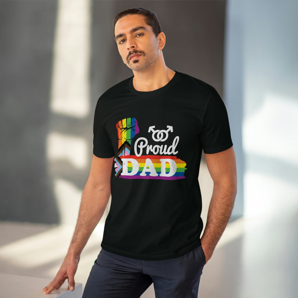 Progress Pride Flag T-shirt Unisex Size - Proud Dad Printify