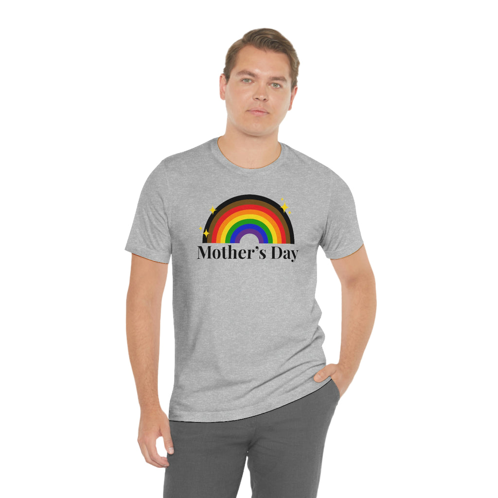 Philadelphia Pride Flag Mother's Day Unisex Short Sleeve Tee - Mother's Day SHAVA CO