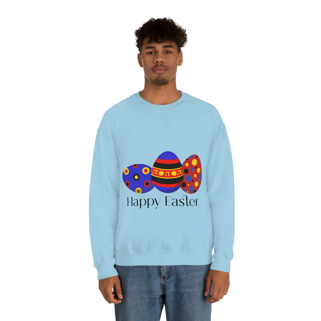 Polyamory Flag Heavy Blend Crewneck Sweatshirt Easter Festival Unisex Size - Happy Easter SHAVA