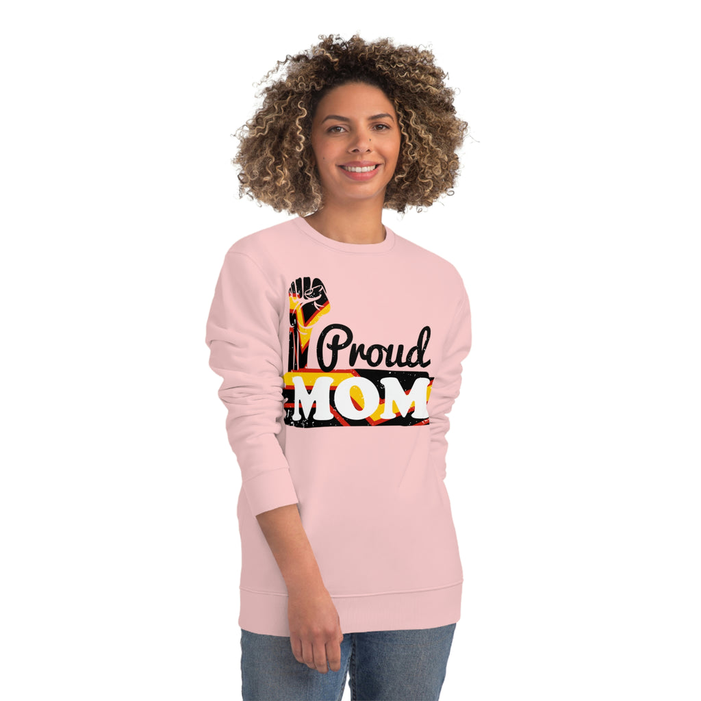 Rubber Pride Flag Sweatshirt Unisex Size - Proud Mom Printify