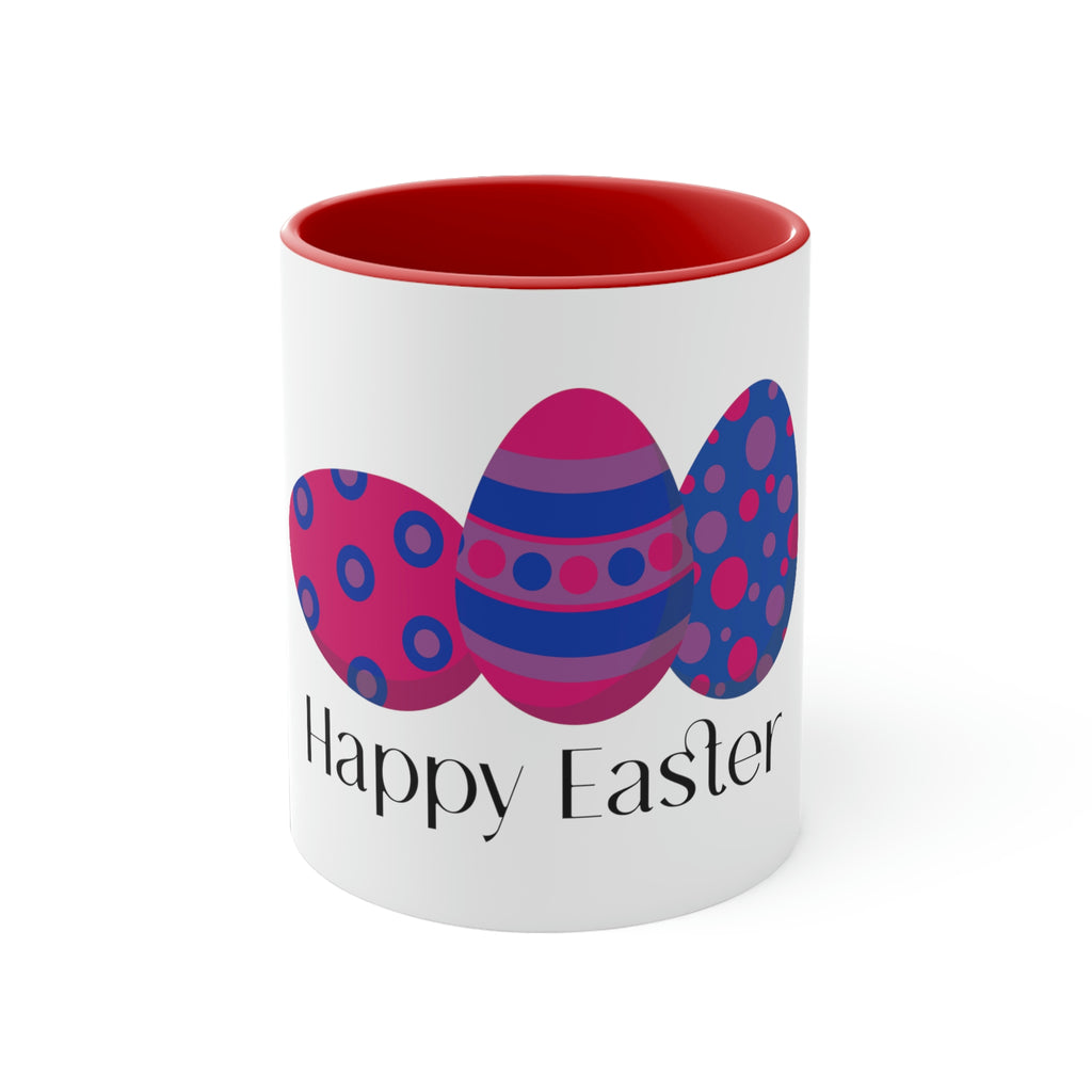 Bisexual Flag Accent Coffee Mug Easter Festival - Happy Easter SHAVA