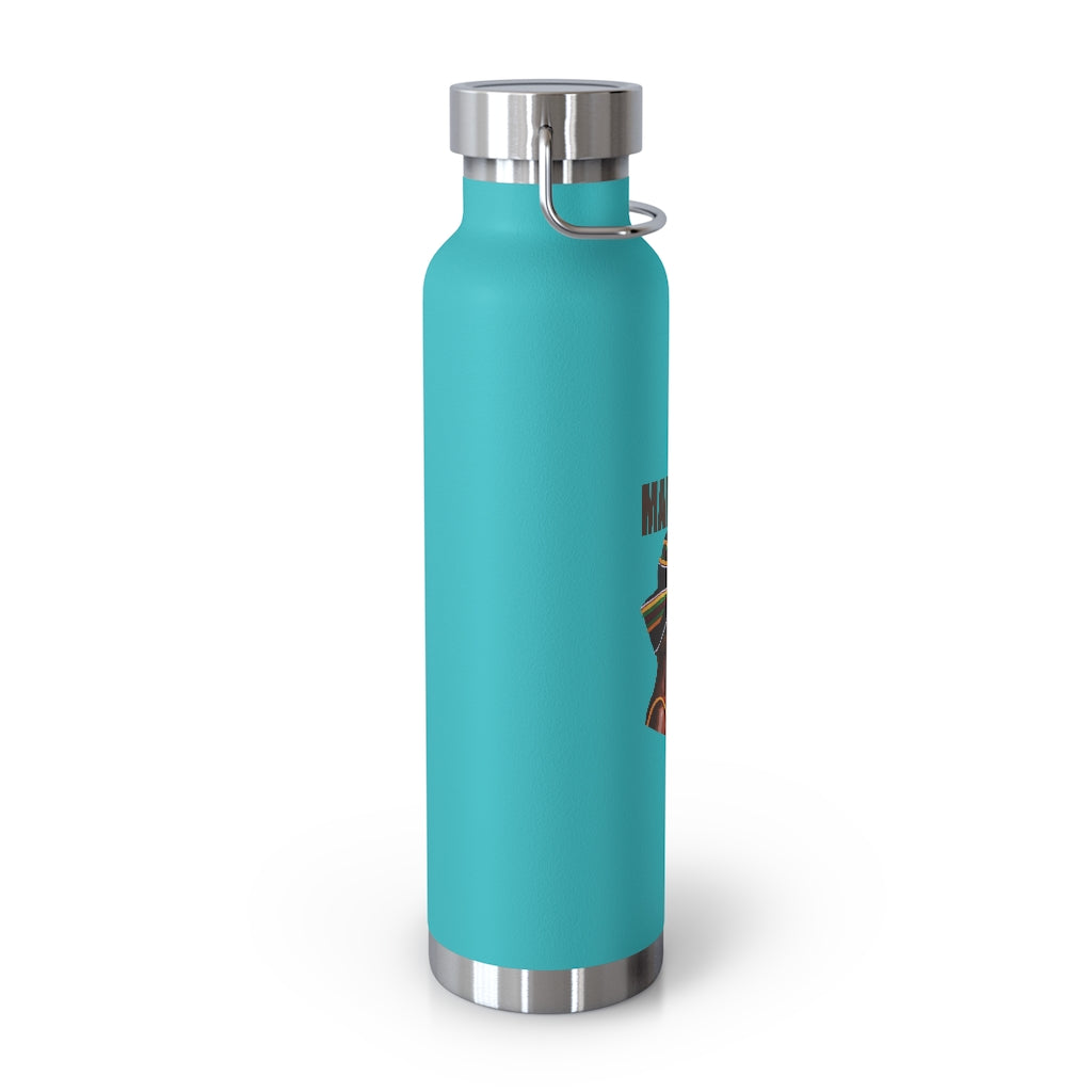 VCC Home & Livings-Bottles & Tumblers  /Copper Vacuum Insulated Bottle, 22oz/  Natural Wombman Printify