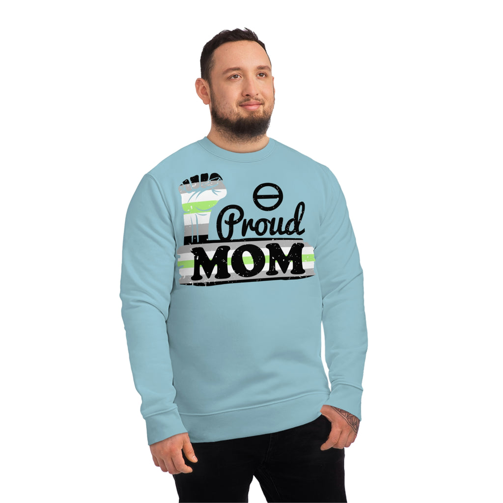 Agender Pride Flag Sweatshirt Unisex Size - Proud Mom Printify