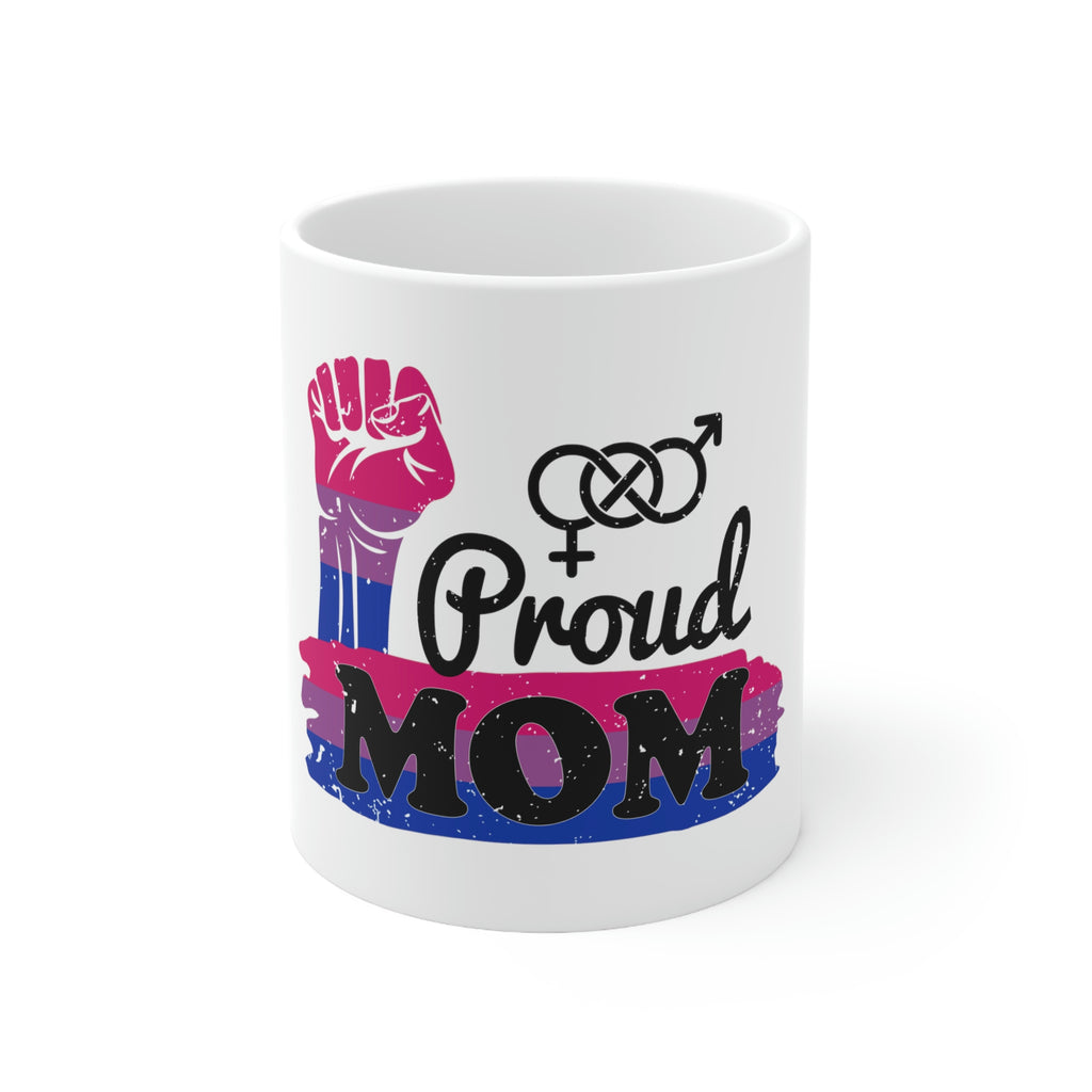 Bisexual Flag Ceramic Mug  - Proud Mom Printify